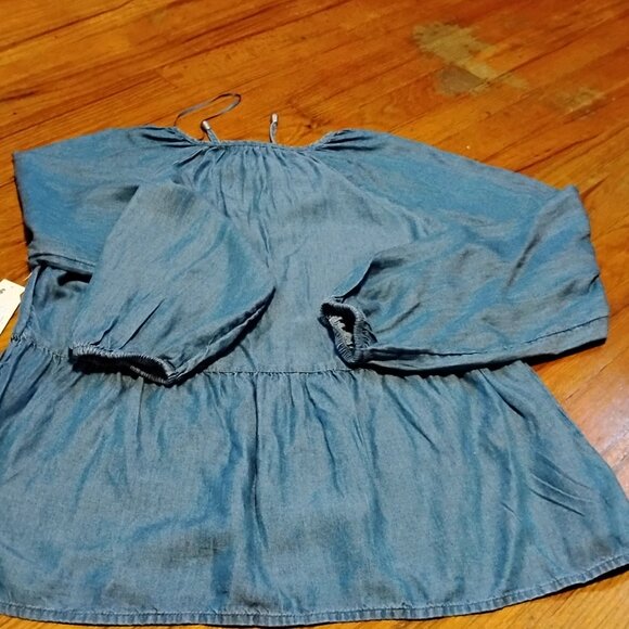 G-004♥️Time and Tru Kids Blue Blouse - Picture 5 of 6